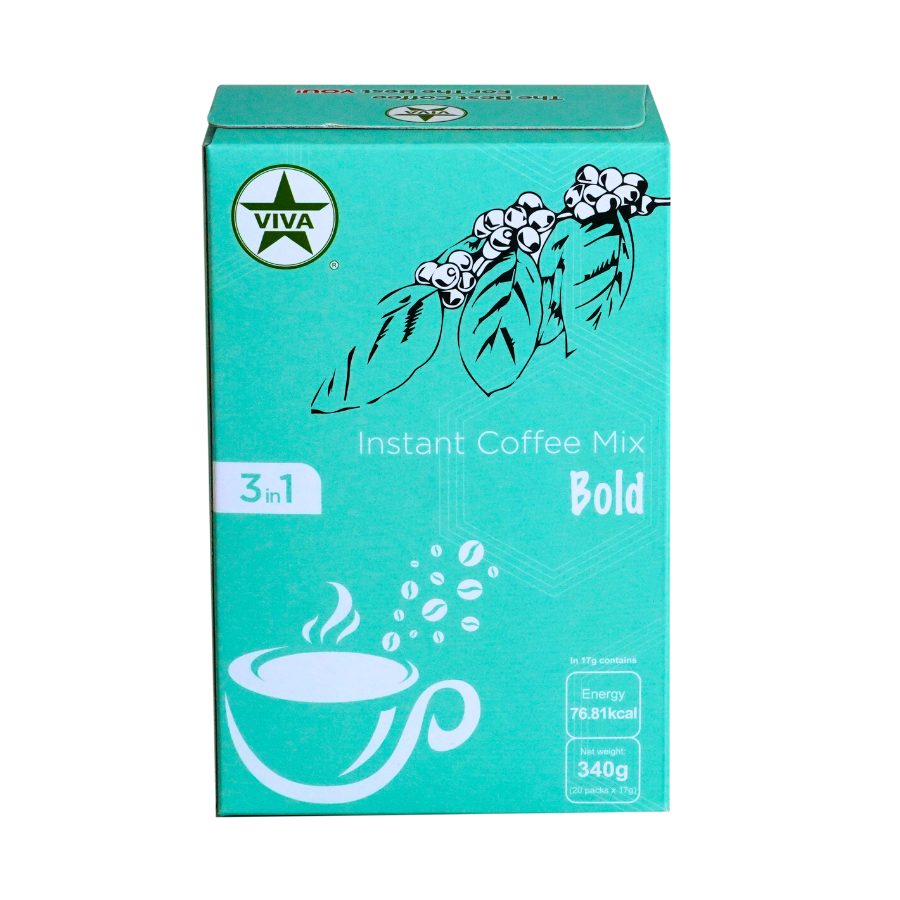 Viva 3in1 Coffee – Rich and Balanced – Box of 20 Sachets X 17G