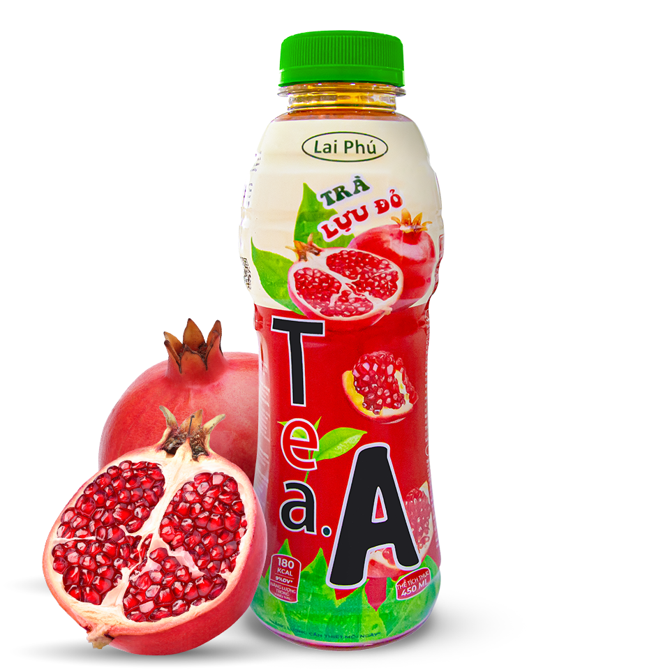 Tea.A Red Pomegranate Tea - 450ml Bottle