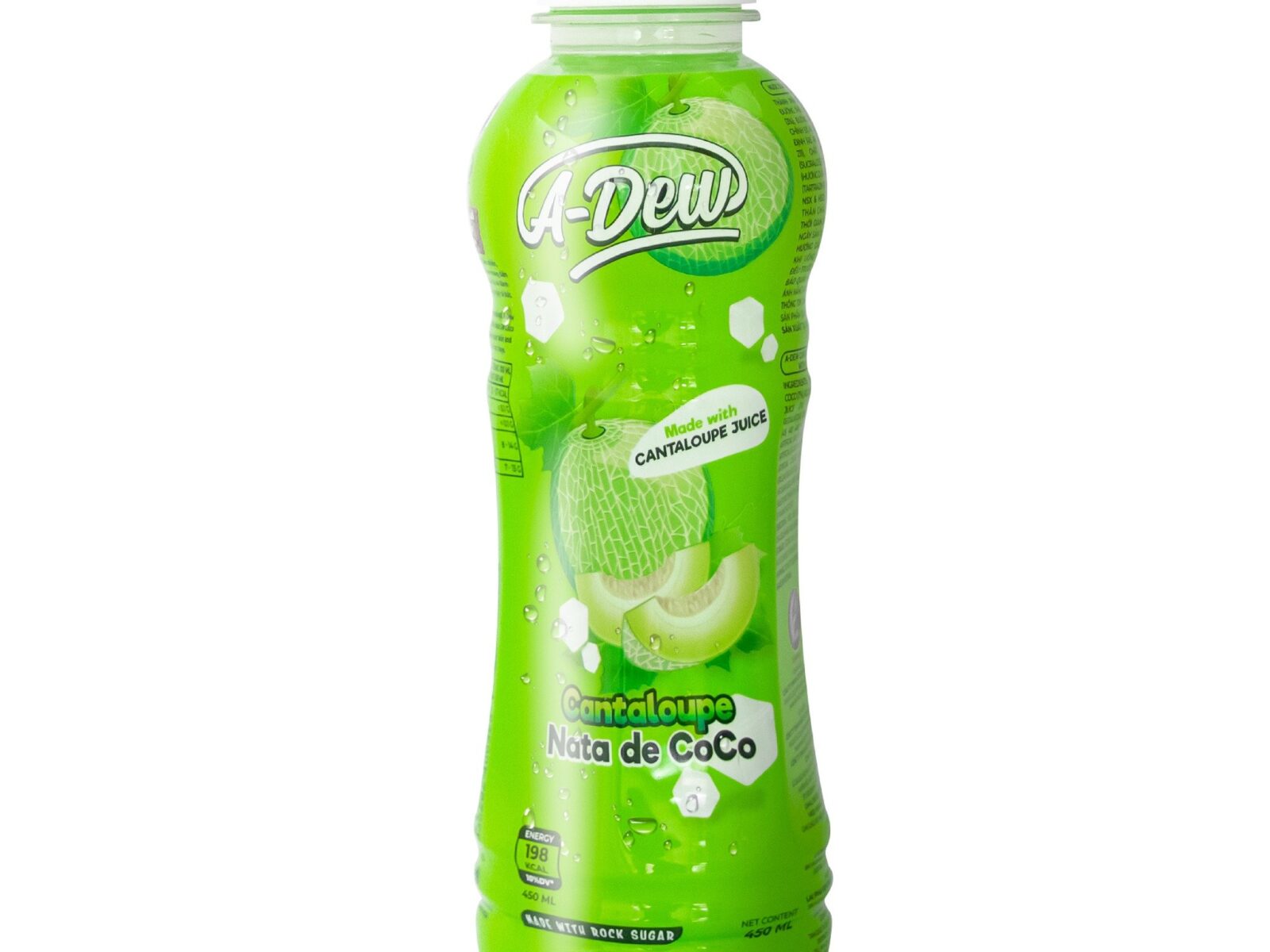 Alternative view of A-Dew Cantaloupe Drink with Coconut Jelly - 450ml Bottle
