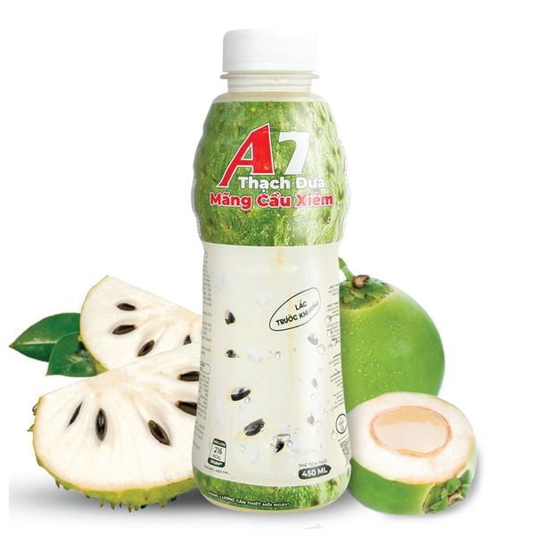 A7 Soursop Drink with Coconut Jelly - 450ml