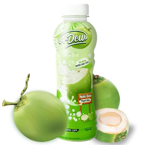 A-Dew Coconut Water with Coconut Jelly - 450ml
