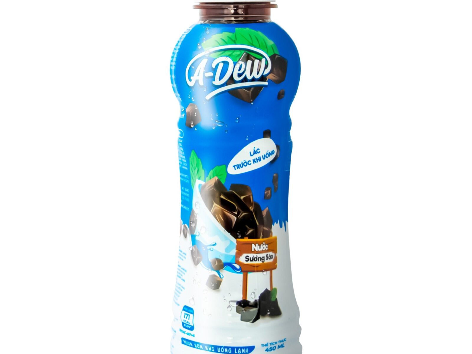 Alternative view of A-Dew Mesona (Black) Grass Jelly Drink - 450ml