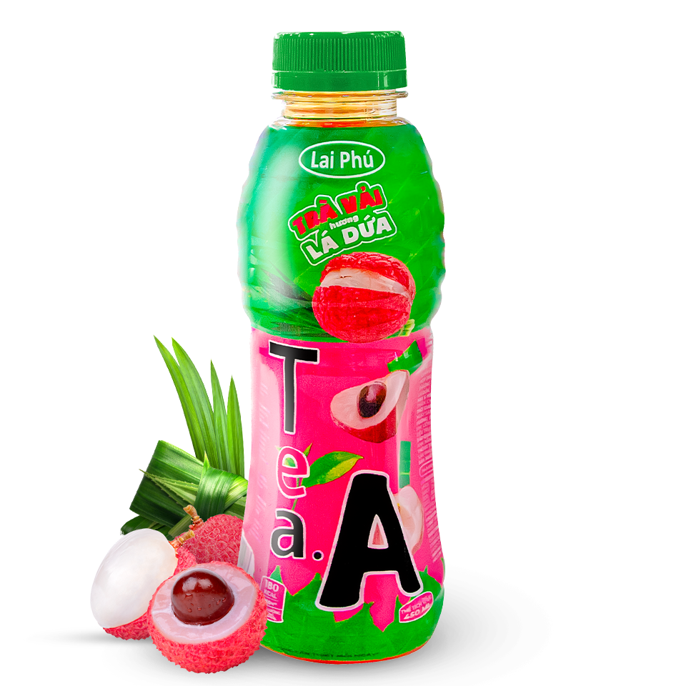 Tea.A Lychee and Pandan Flavored Tea - 450ml Bottle