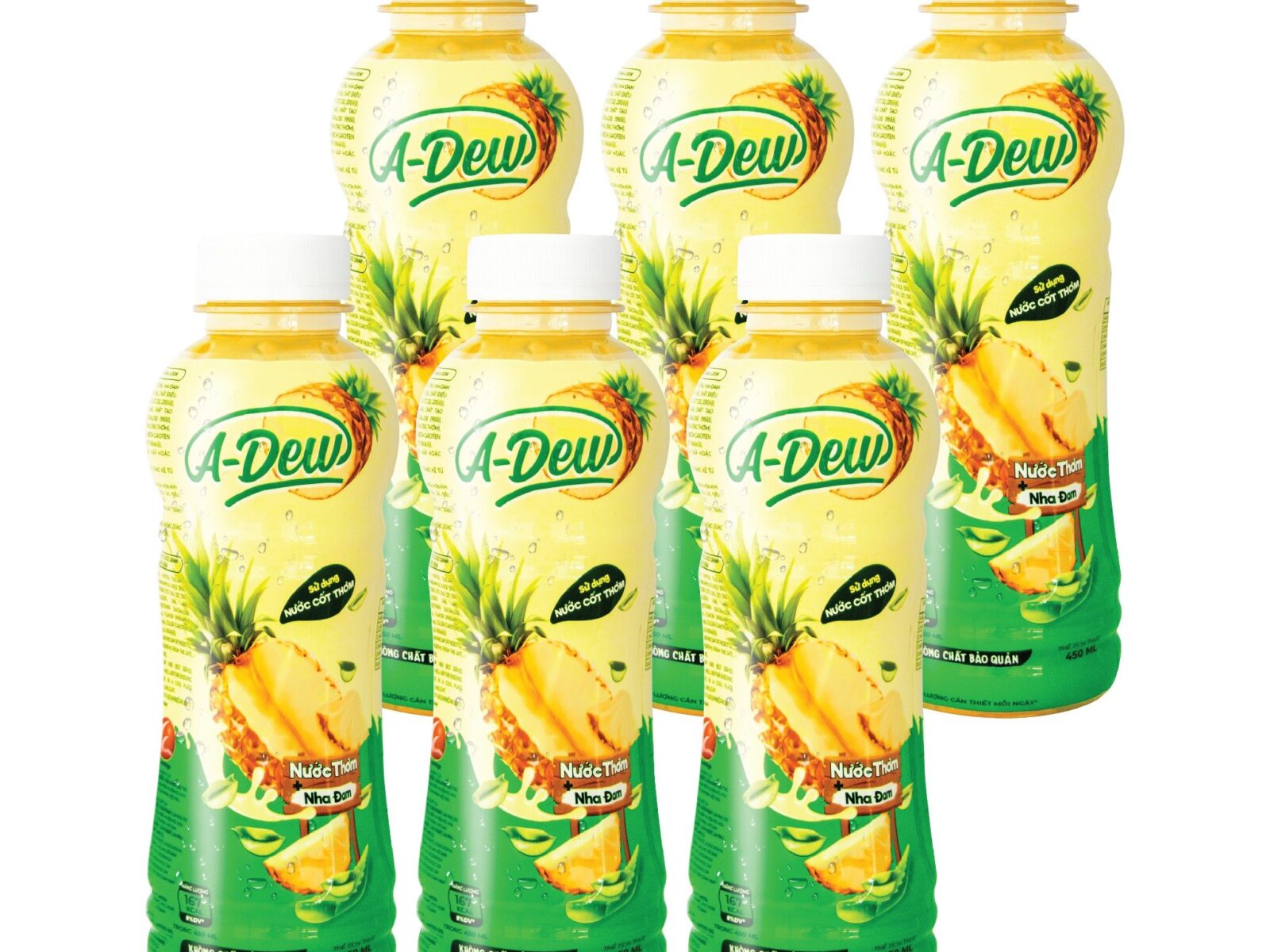 Alternative view of A-Dew Pineapple and Aloe Vera Drink - 450ml